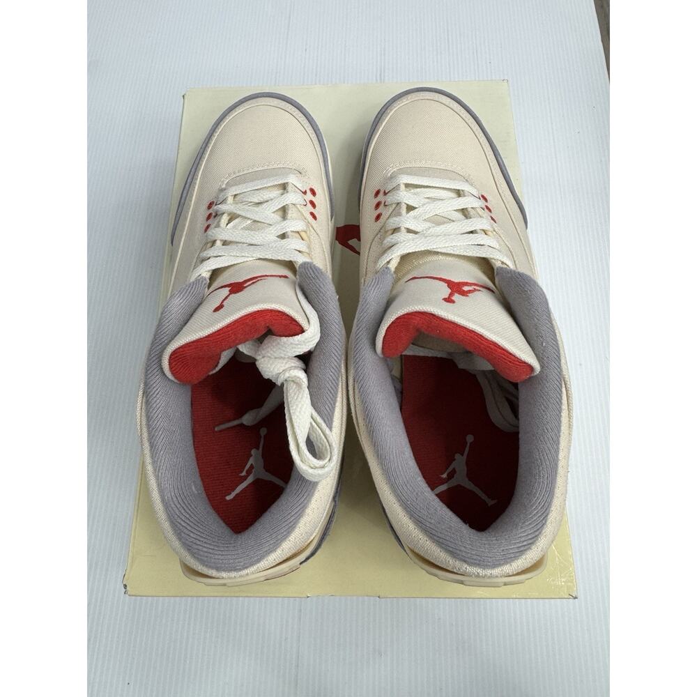 Air Jordan 3 Retro SE Canvas Muslin DH7139-100 2022 Size 10.5 - Picture 5 of 8